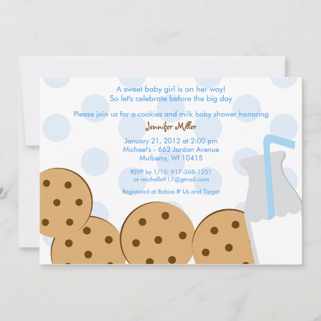 Des biscuits modernes et des invitations à la douc (Devant)
