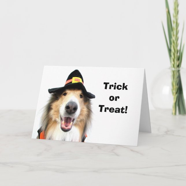 Des bonbons ou un sort ! Cartes de Halloween (Devant)