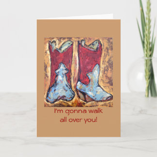 des bottes je vais marcher partout vous ! carte
