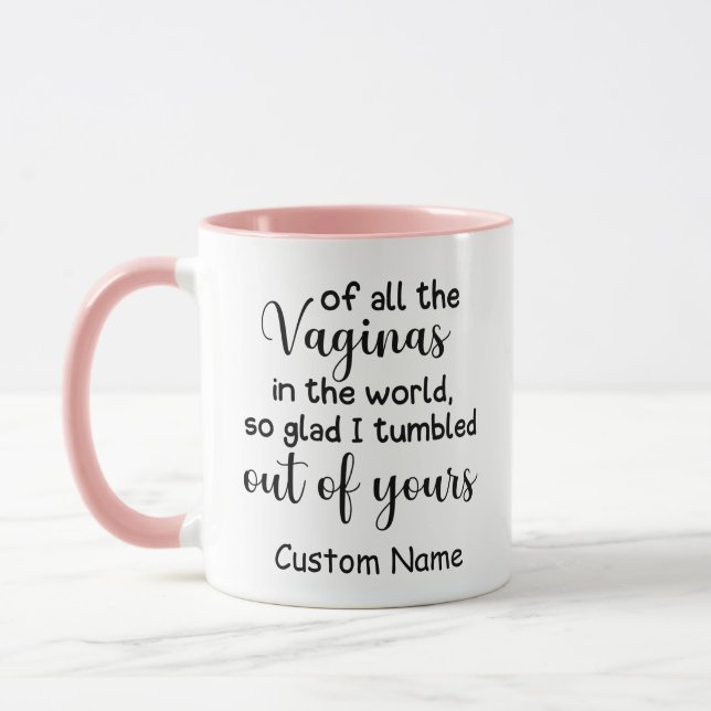 des cadeaux personnalisés drôles pour maman tasse  (Gauche)