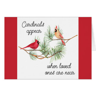 Des cardinaux apparaissent quand les proches sont 