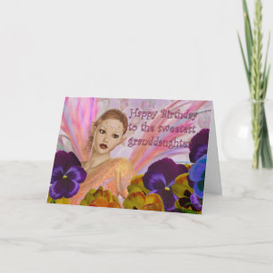 Des cartes d'anniversaire de petite-fille -