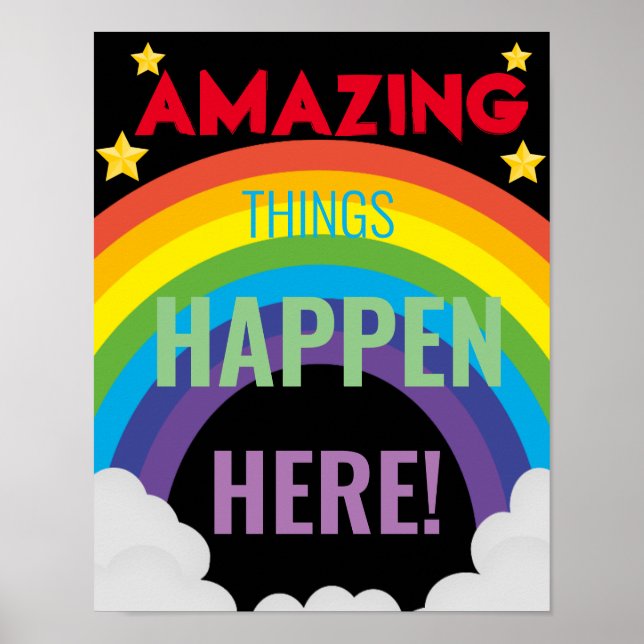 Des choses extraordinaires se passent ici poster e (Devant)