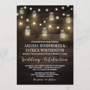 Des cordes rustiques illuminent les invitations au
