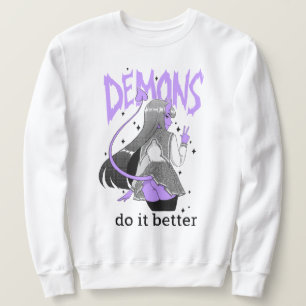 des démons il améliorent le sweatshirt léger