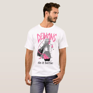 des démons il améliorent le T-shirt léger