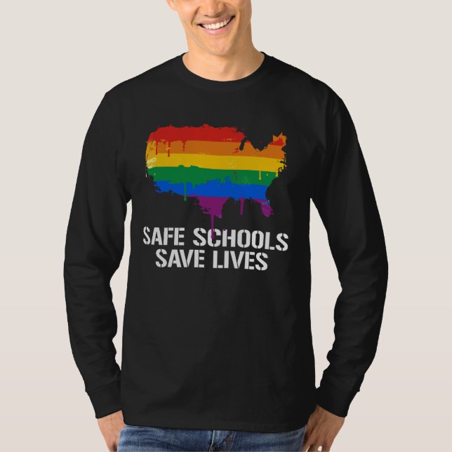 DES ÉCOLES SÛRES SAUVENT DES VIES T-shirt (Devant)