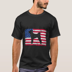 Des Flandres Dog 4th Of July Patriotic American Fl T-Shirt