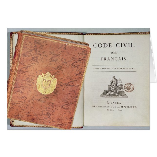 DES Francais de Le Code Civil (Devant horizontal)
