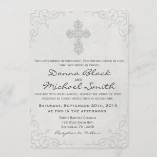 Des invitations de mariage inter-religieux précise
