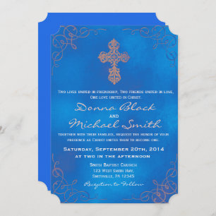 Des invitations de mariage inter-religieux précise