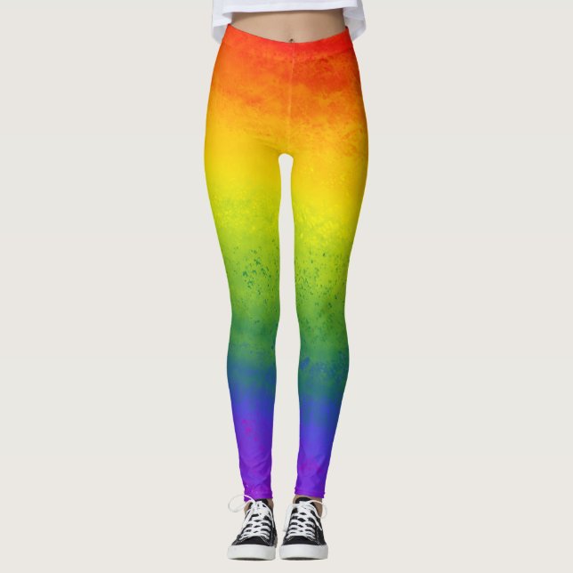 Des leggings tout en longueur aux couleurs riches  (Devant)