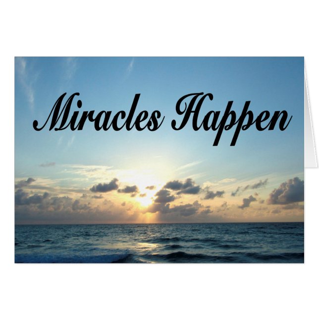 DES MIRACLES SE PRODUISENT (Devant Horizontal)