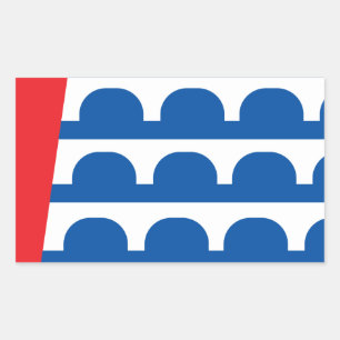 Des Moines city flag Sticker