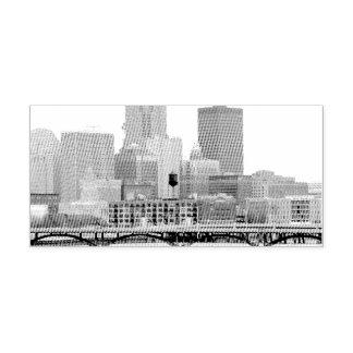Des Moines in B&W Self-inking Stamp