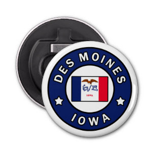 Des Moines Iowa Bottle Opener