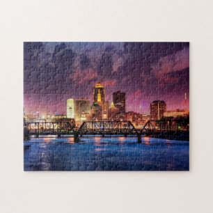 Des Moines Iowa. Jigsaw Puzzle