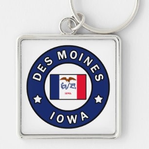 Des Moines Iowa Keychain