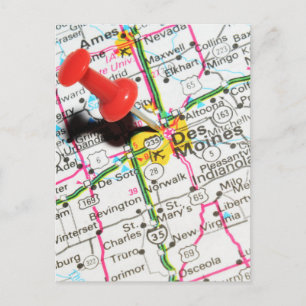 Des Moines, Iowa Postcard