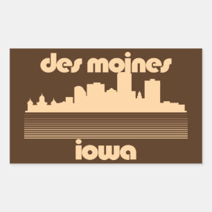 Des Moines,Iowa Sticker