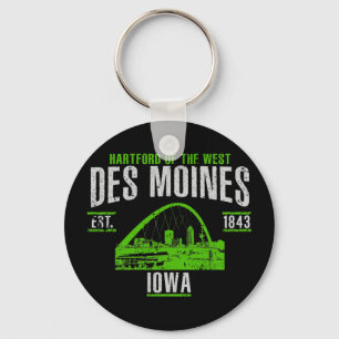Des Moines Keychain