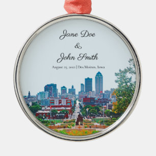 Des Moines Skyline Ornament