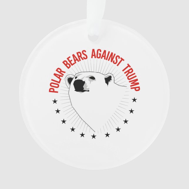 Des ours polaires contre Trump (devant)