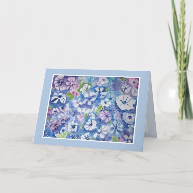 Des paquets de fleurs qui pensent à vous Carte de  (Devant)