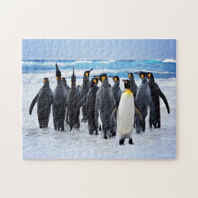 Des pingouins se marient à Ocean Jigsaw Puzzle (Horizontal)