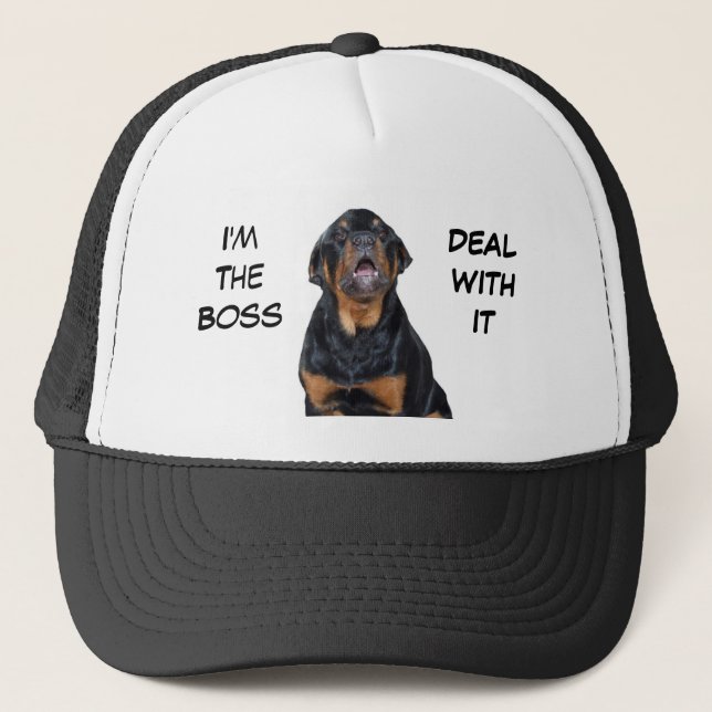 Des rottweilers je suis le casquette de camionneur (Devant)