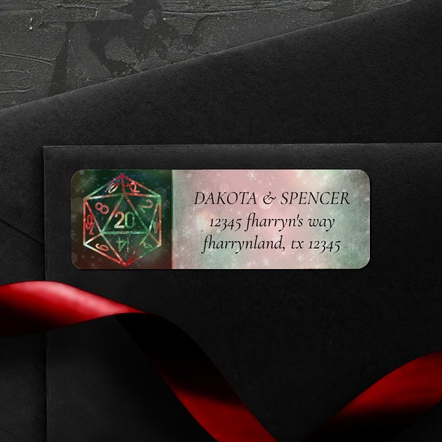 Dés RPG | Gamer Tabletop PnP Fantastique Noël Pers (Créateur téléchargé)