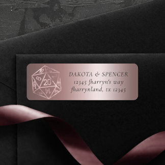 Dés RPG | Mauve Luxury Sheen Gamer Adresse