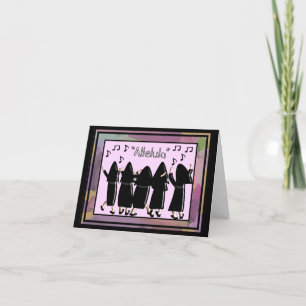 Des Soeurs Chantant Alleluia Note Cartes