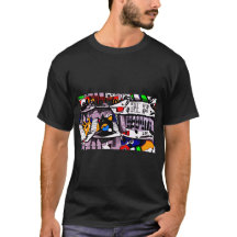 Des T-shirts avec des dessins animés