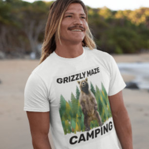 DES T-SHIRTS DE CAMPING GRIZZLY BEAR