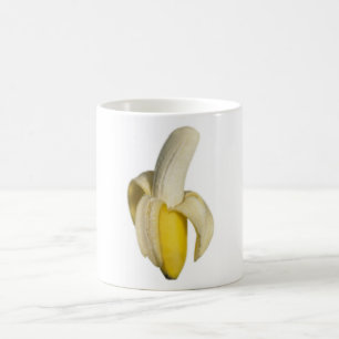 Des tasses de conception "a épluché banane"