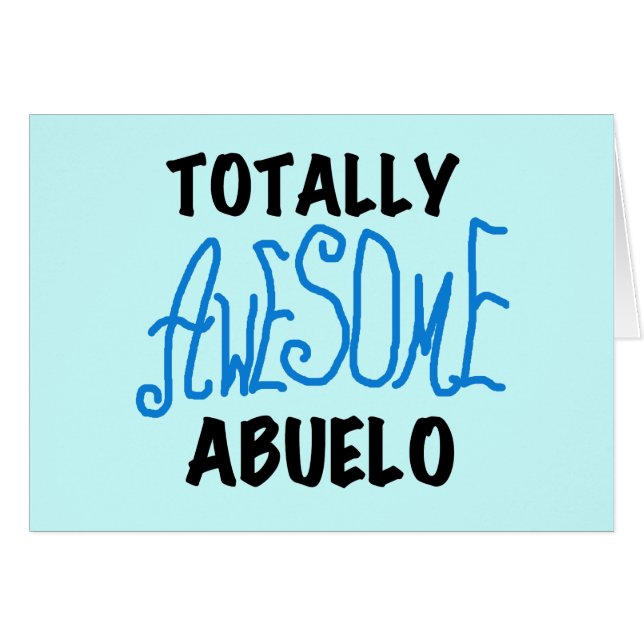 Des tee-shirts et des cadeaux Abuelo absolument gé (Devant horizontal)