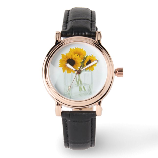 Des tournesols dans des montres Vase (Recto)