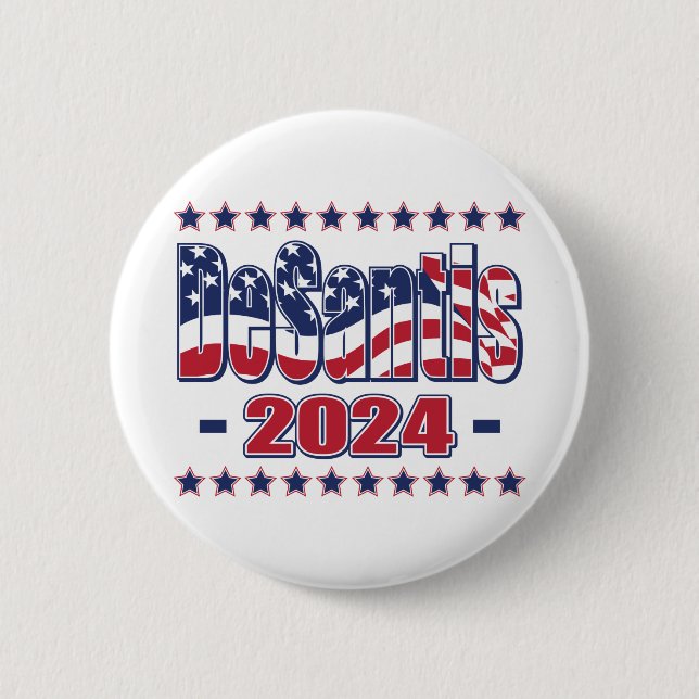 DeSantis-2024- 2 Inch Round Button (Front)