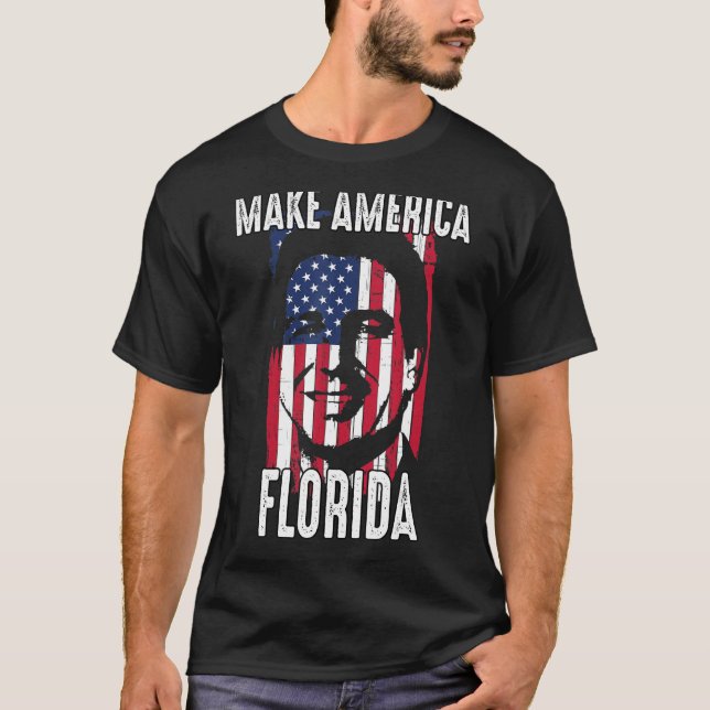 DeSantis 2024 Make America Florida Ron DeSantis 20 T-Shirt (Front)