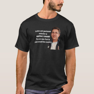Desantis Airline Bringing the Border to You Martha T-Shirt