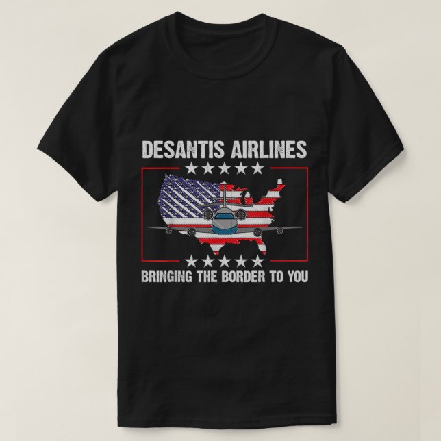DeSantis Airlines            T-Shirt (Design Front)