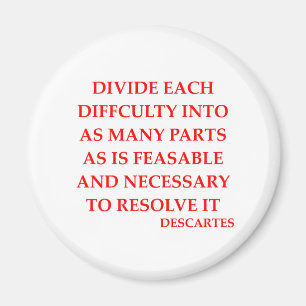 DESCARTES quote Magnet