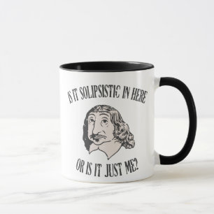 Descartes Solipsistic Mug
