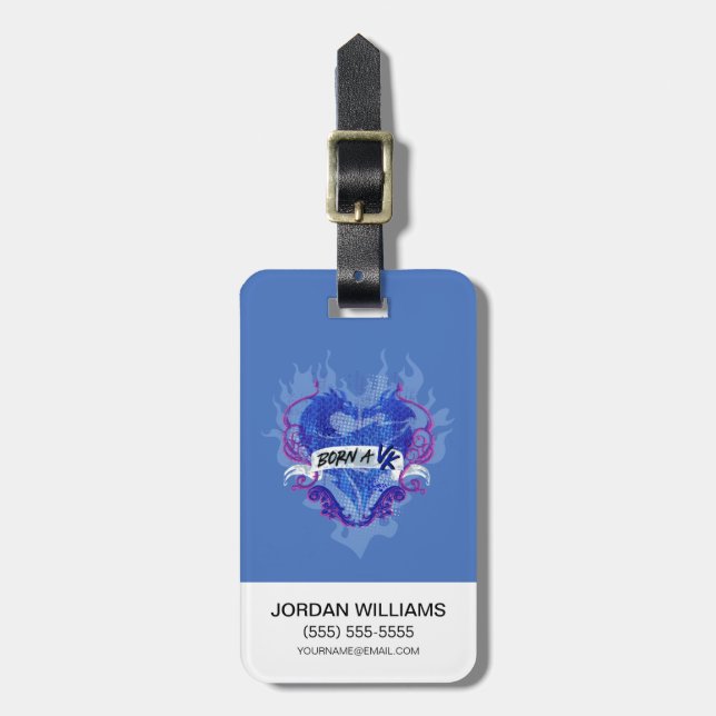 Descendants 3 | Born a VK Luggage Tag (Front Vertical)