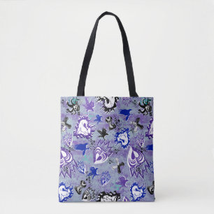 Descendants 3   Wickedly Fierce Pattern Tote Bag