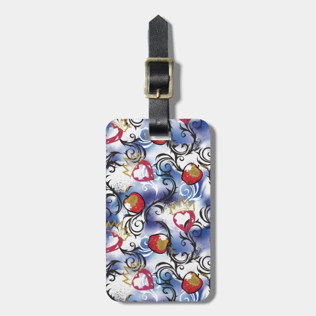 Descendants | Evie | Apple Pattern Luggage Tag (Front Vertical)