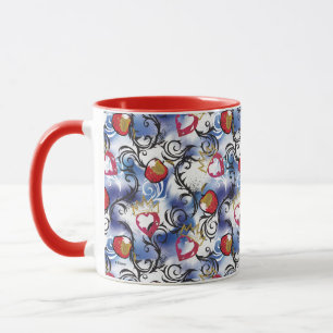Descendants   Evie   Apple Pattern Mug
