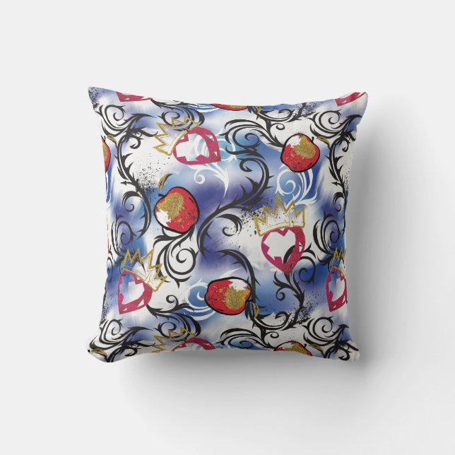 Descendants | Evie | Apple Pattern Throw Pillow (Front)