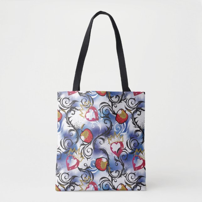 Descendants | Evie | Apple Pattern Tote Bag (Front)